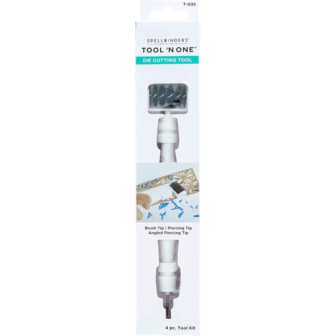 Spellbinders® Tool 'N One™ White Die Cutting Tool Kit